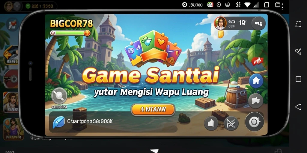 Screenshot dari BIGCOR78 menunjukkan gameplay yang menarik dan penuh warna.