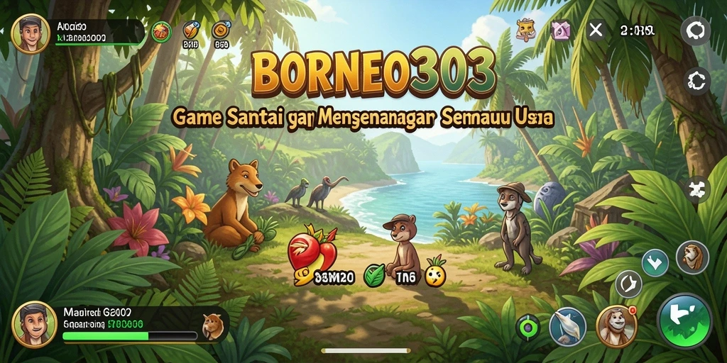 Tampilan gameplay seru di BORNEO303 yang mengasyikkan.