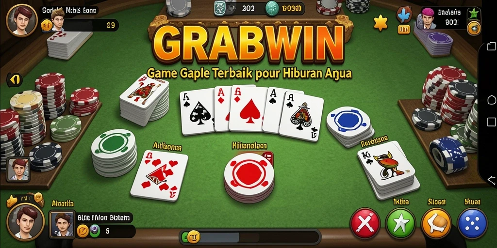 Tampilan gameplay GRABWIN yang menegangkan dan menyenangkan.
