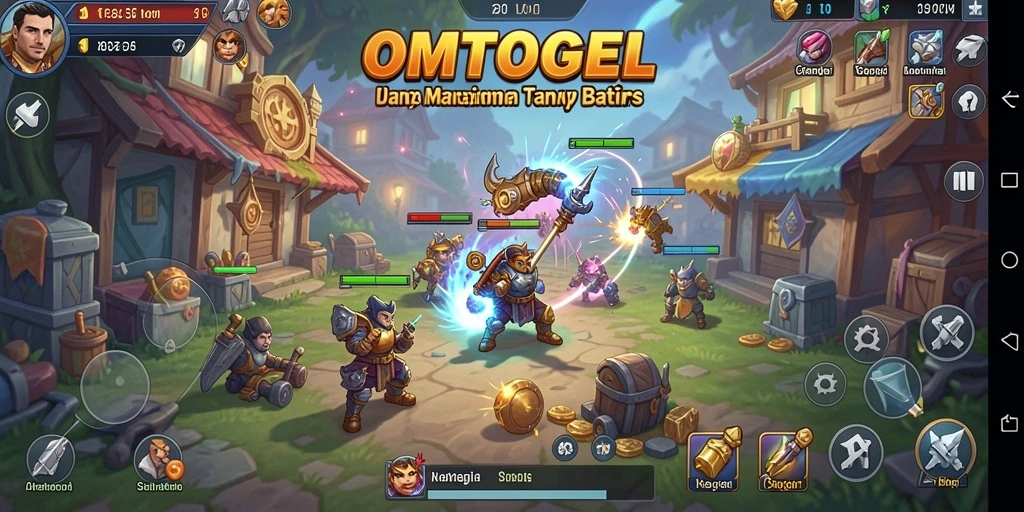 Tampilan menarik dari gameplay strategi dalam OMTOGEL.