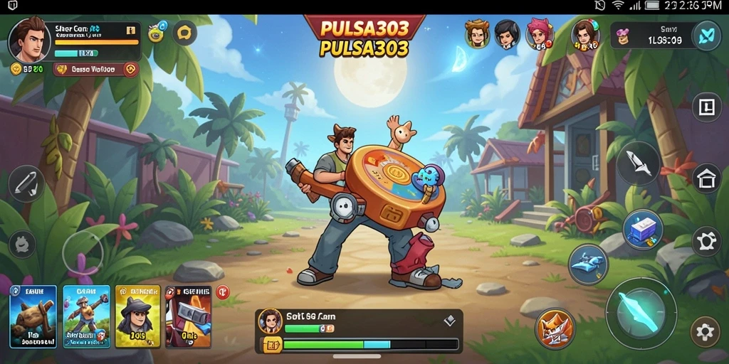 Screenshot utama PULSA303 menampilkan gameplay seru dan grafis menawan.