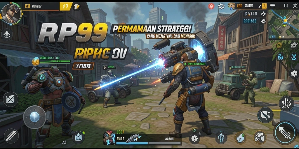 Screenshot gameplay RP99 menampilkan strategi yang mendebarkan.