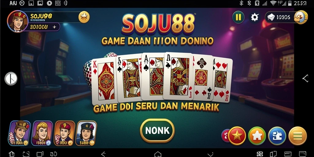 Tampilan menakjubkan gameplay Domino di SOJU88.