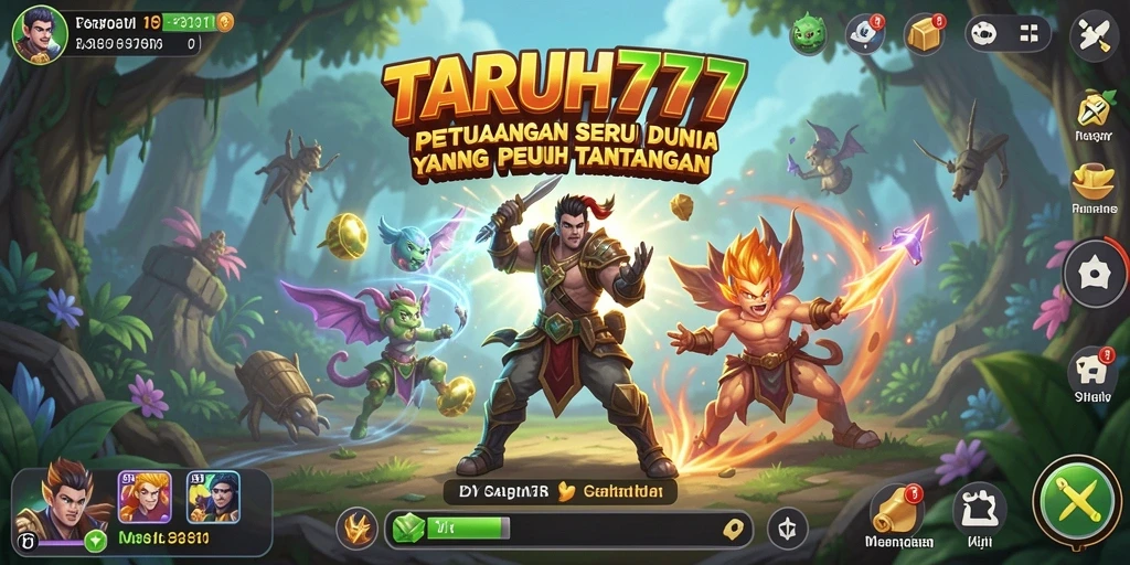 Tampilan gameplay menampilkan petualangan mendebarkan di dunia fantastis.