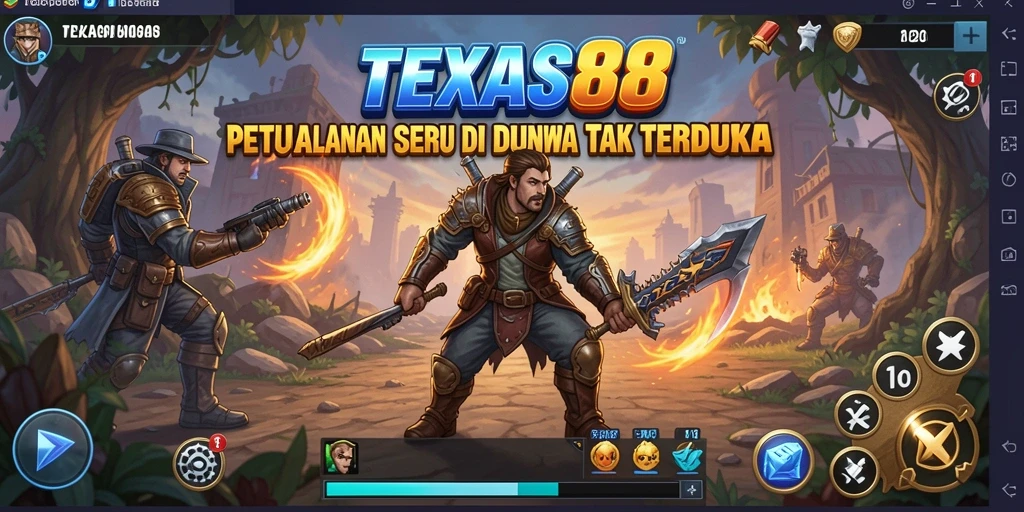 Screenshot TEXAS88 menunjukkan aksi mendebarkan dalam petualangan yang seru.