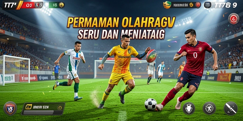 Screenshot utama TT789 menampilkan aksi seru dalam permainan olahraga.