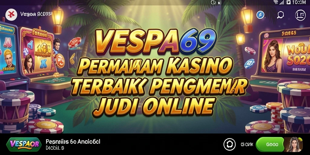 Tampilan menarik dari gameplay Kasino di VESPA69.